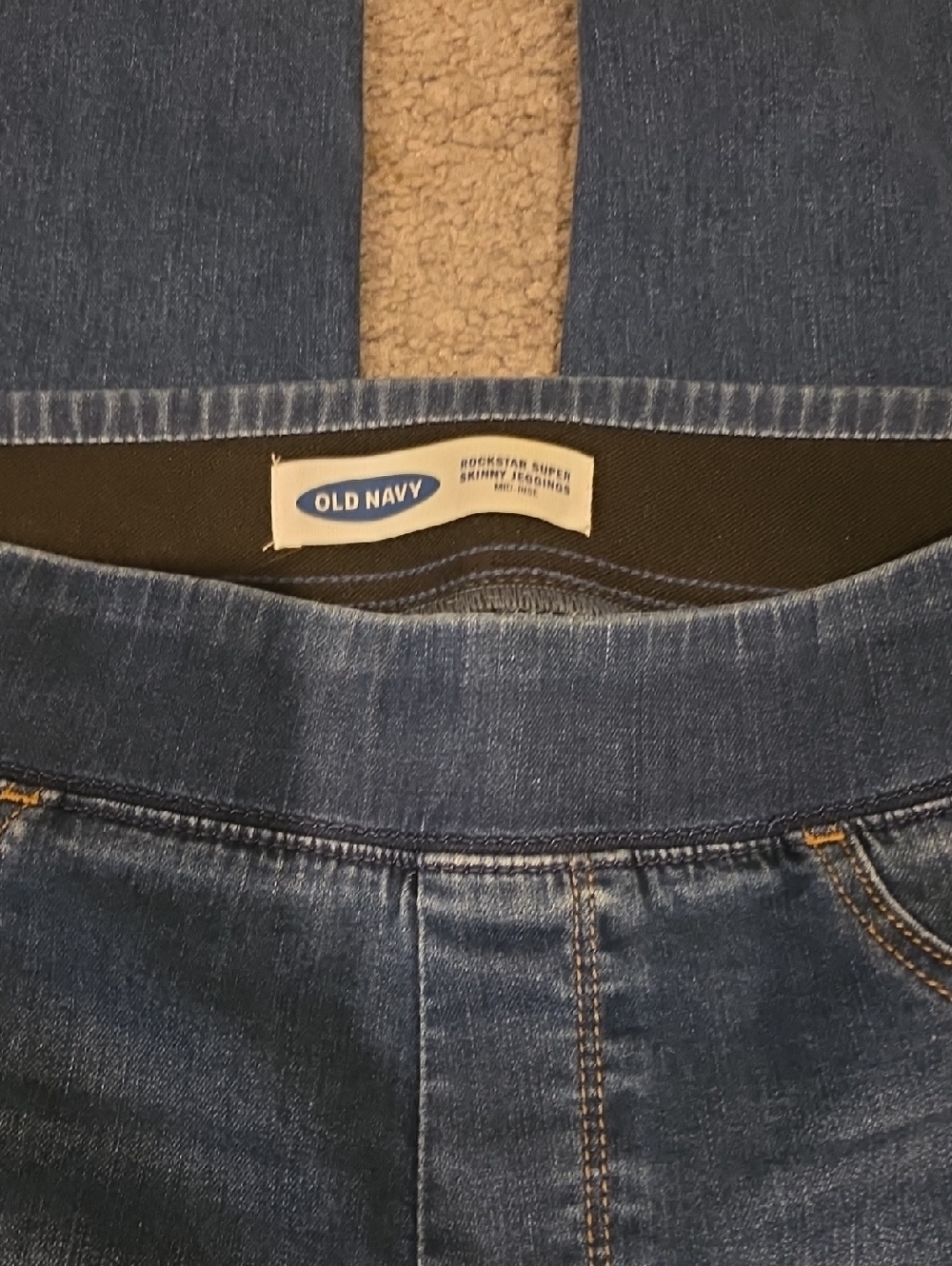 Old Navy Women's Dark Indigo Stretch Jeggings